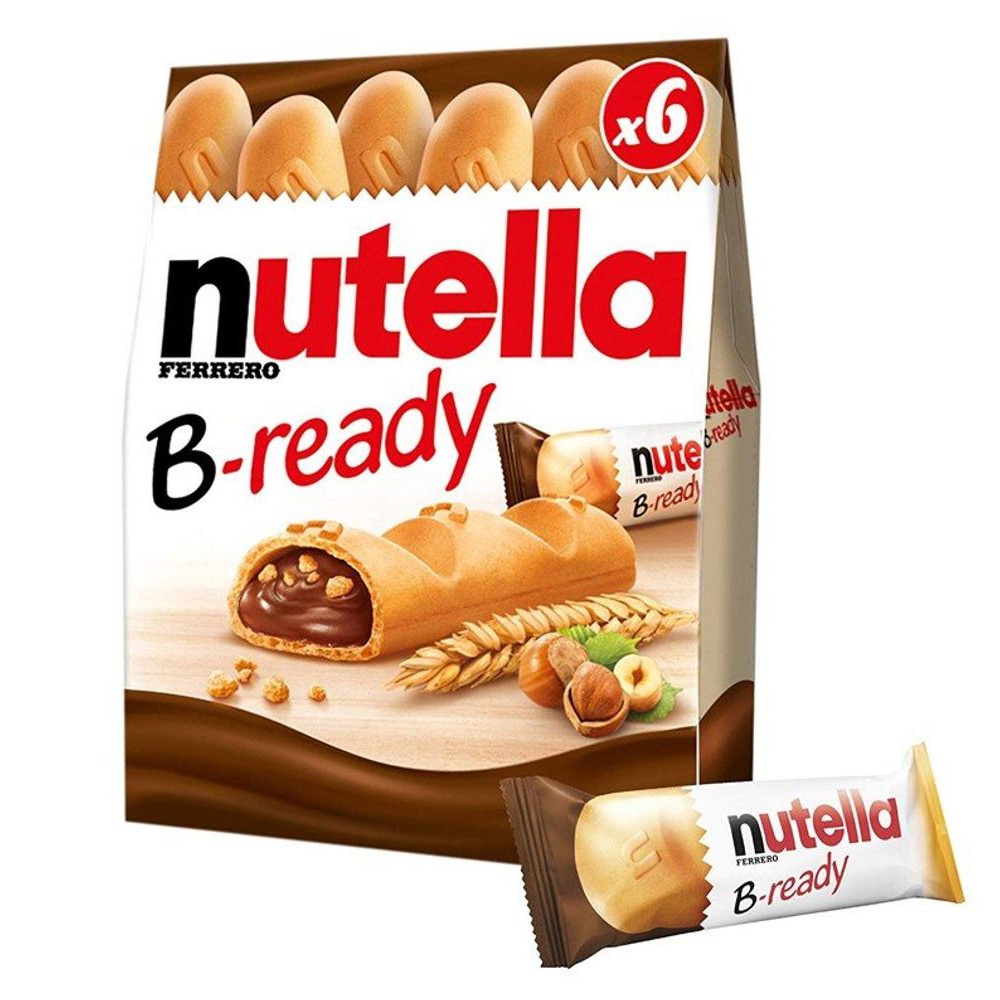 義大利原裝進口(Nutella B-ready)能多異夾心餅乾