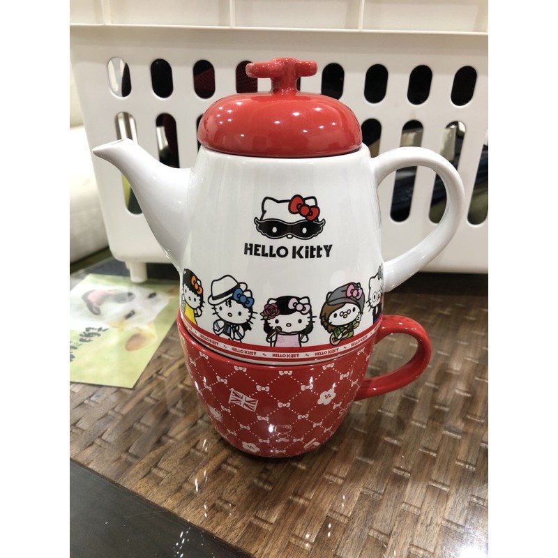 Hello Kitty 下午茶杯壺組