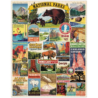 歐美進口拼圖（Cavallini & Co）/1000片/National Parks