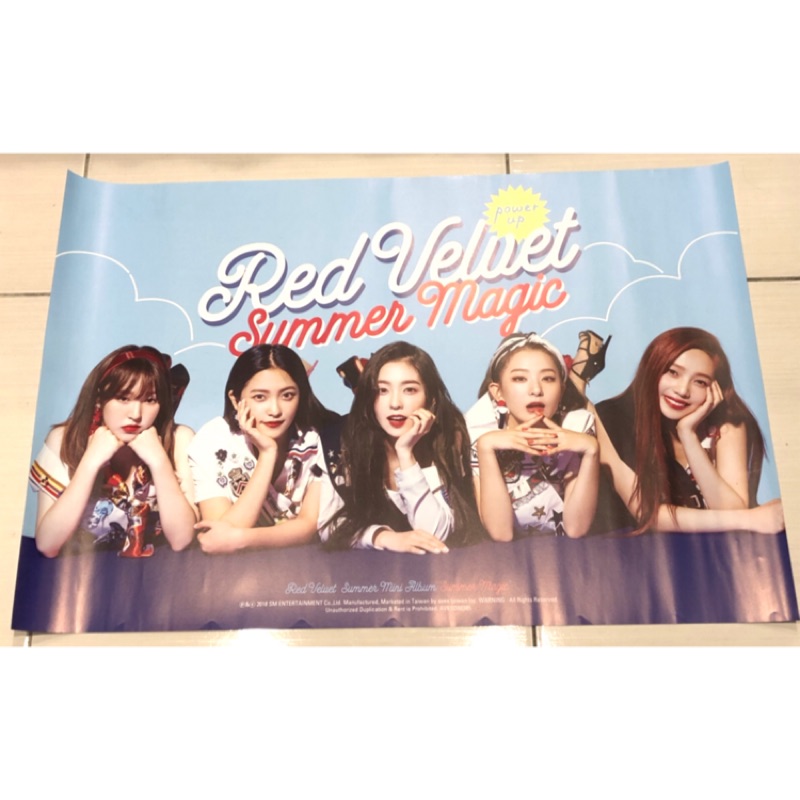 Red Velvet-夏季迷你專輯「Summer Magic」(韓國進口普通版官方海報）