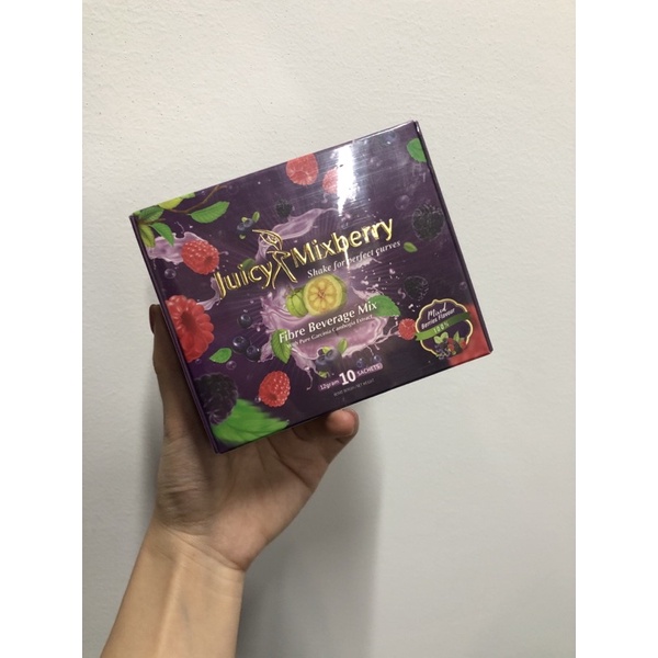新加坡 馬來西亞JUICY MIXBERRY 原裝帶回 野莓纖維飲 12條❤️