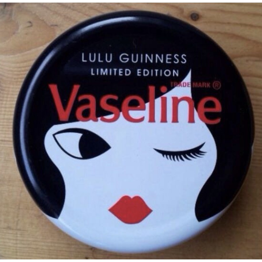 英國Vaseline 凡士林 和Lulu Guinness 合作版 護唇膏 - 原味 20g