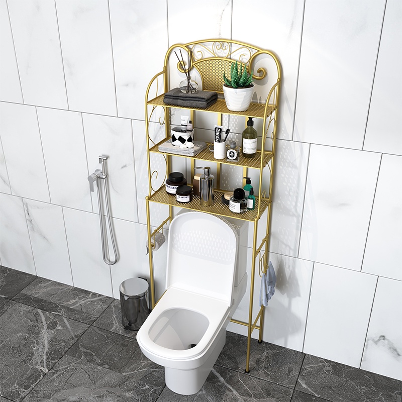 ■♈馬桶置物架浴室壁掛廁所多功能現簡約北歐衛生間收納清潔劑架支架