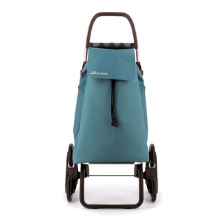 ROLSER 6L爬梯六輪時尚購物車(莫蘭迪藍)工具推車/爬梯推車/購物車
