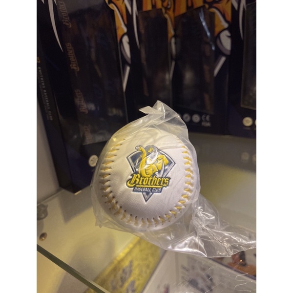 中信兄弟 brothers 黃色力量紀念球 空白簽名球 猛象棒球 造型棒球