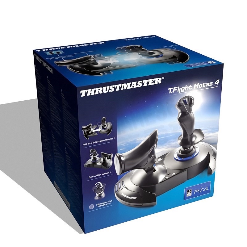 二手THRUSTMASTER T FLIGHT HOTAS 4 飛行搖桿 DCS ACE PS5 PS4 PS3 PC