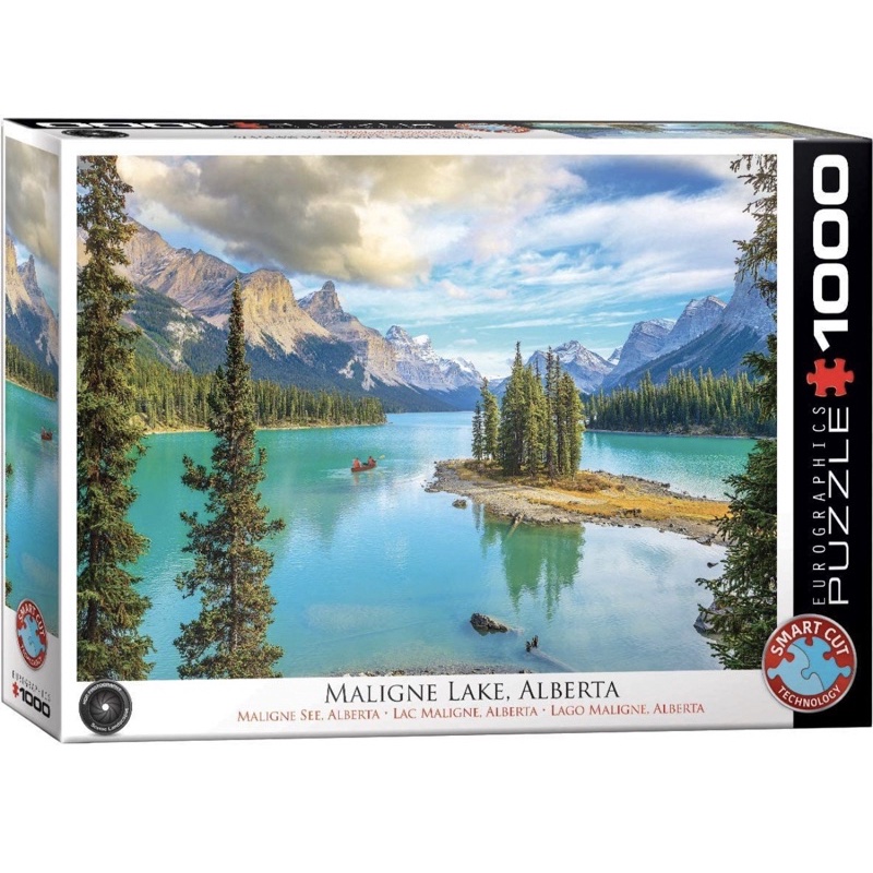 現貨EuroGraphics  Maligne Lake Alberta1000片拼圖