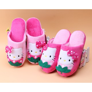 HELLOKITTY正品凱蒂貓卡通冬季新款家居棉拖鞋冬季保暖家居拖