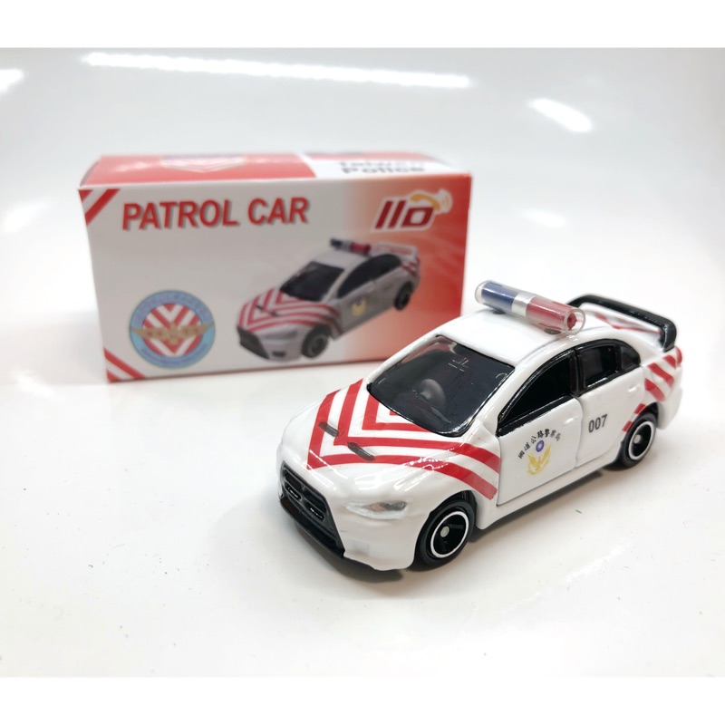 Tomica 二改 台灣國道警車 evo (SKD原創)(水貼覆膜)