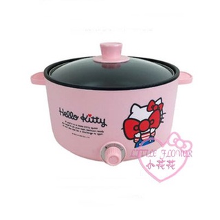 ♥小玫瑰日本精品♥HelloKitty蝴蝶結造型粉色多功能料理鍋~8