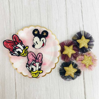 韓國髮飾 唐老鴨 米奇 星星 髮夾 胸夾 包包夾 出清