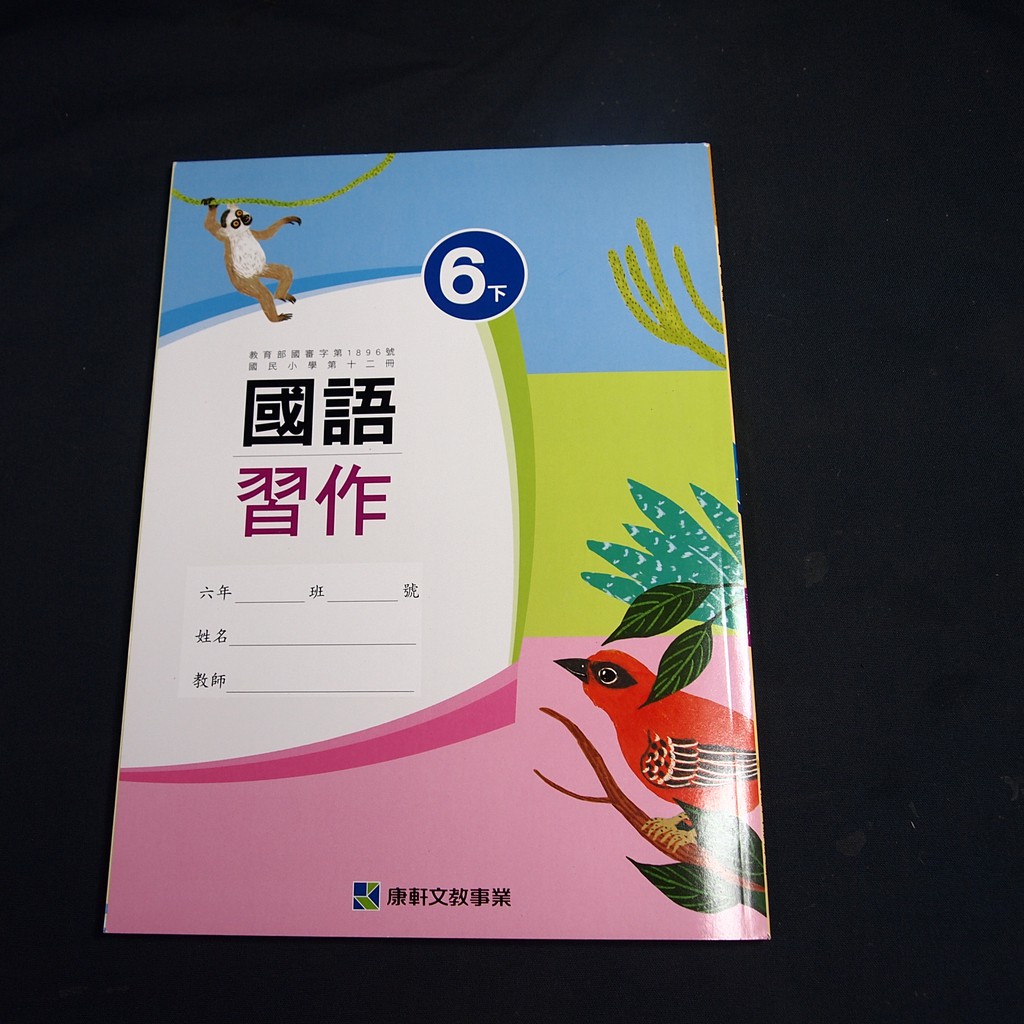 考試院二手書 國民小學國語習作6下 康軒b 八成新 11e35 蝦皮購物