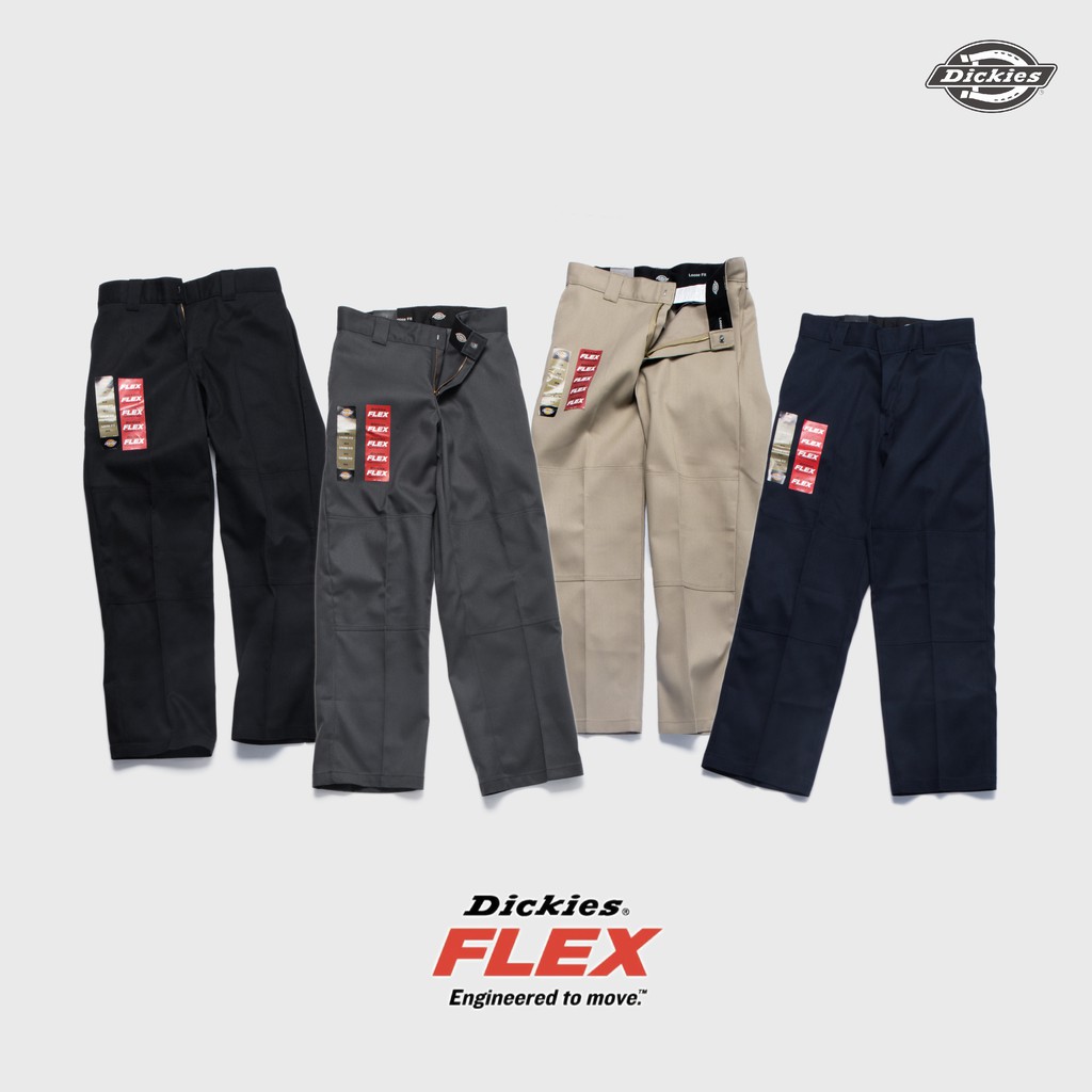 【 WEARCOME 】DICKIES FLEX DOUBLE-KNEE PANTS 85283F 寬版直筒 斜紋 長褲