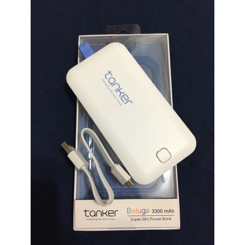 Tanker 巧輕薄 行動電源(3300mAh ) 藍色