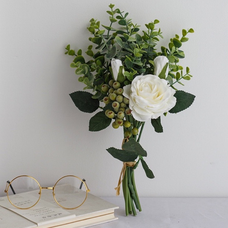 現貨 文青風手持玫瑰花束 拍照道具 拍照神器捧花氣球生日氣球寶寶抓周抓周儀式生日派對派對佈置生日佈置 蝦皮購物