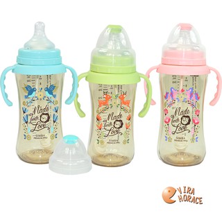 小獅王辛巴 桃樂絲PPSU自動把手寬口雙凹中奶瓶270ML 自動吸管360度吸吮 S61630 HORACE