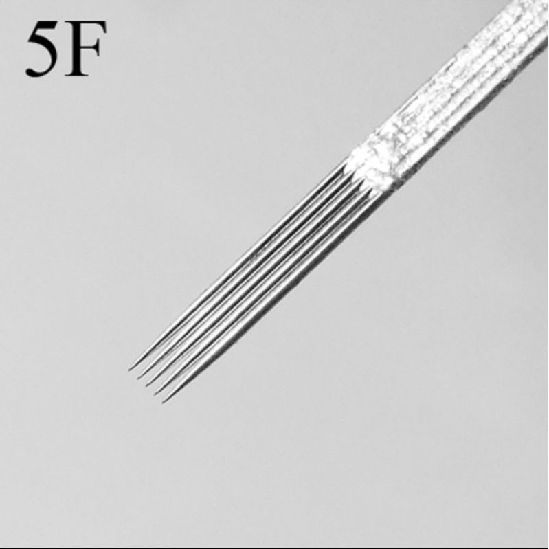 紋藝器材 一次性割線打霧紋身全套針5F單排5排針