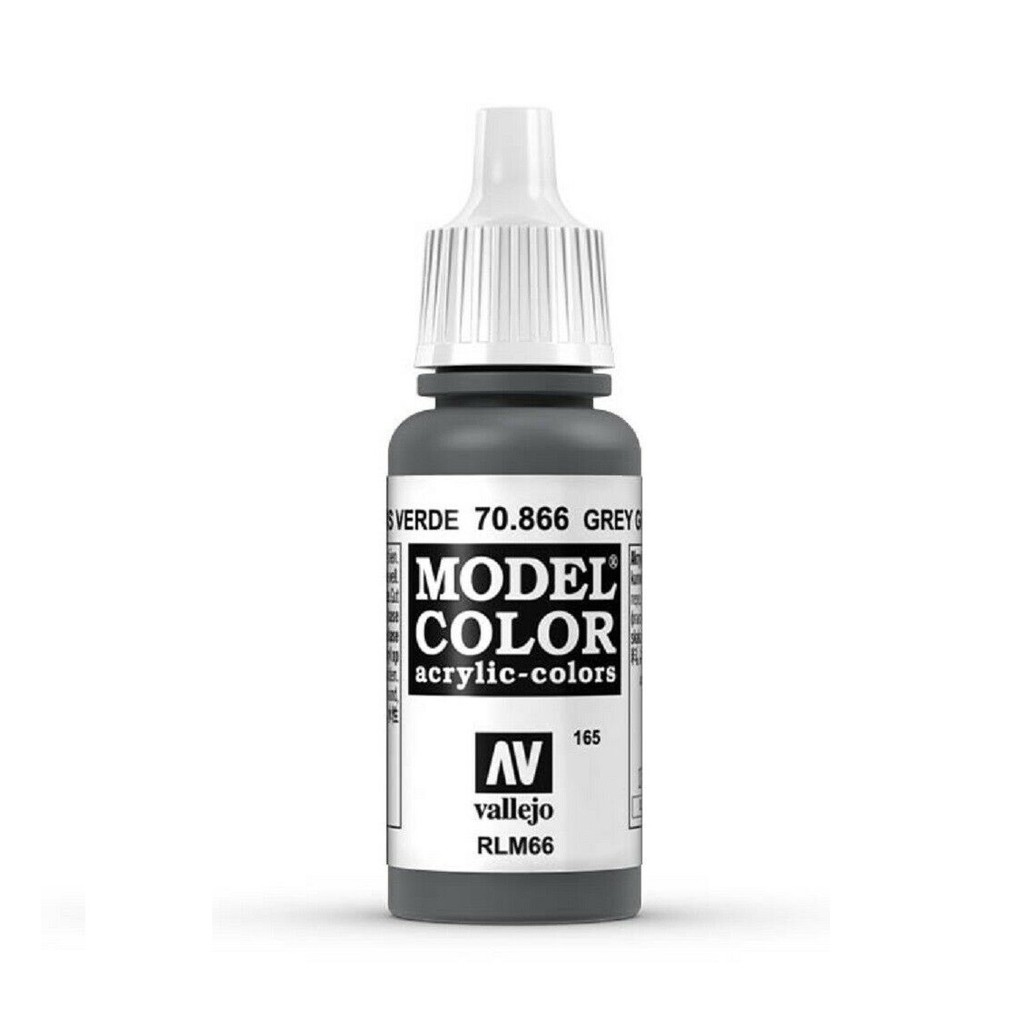 Acrylicos Vallejo AV水漆 模型色彩 Model Color 165 70866 偏灰的綠色 17ml