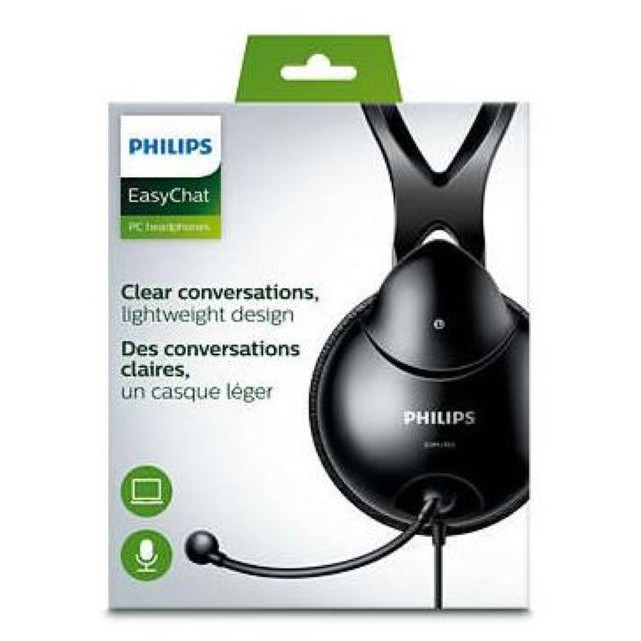 PHILIPS 電腦用雙插頭耳罩耳麥(SHM1900) 含税保固一年