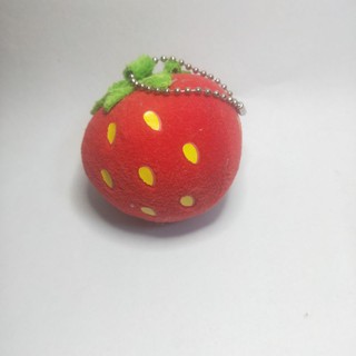 Betty256~草莓娃娃吊飾/直徑約6公分