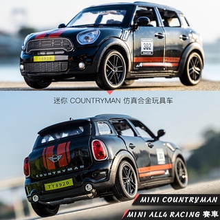 【熱賣】模型車 1:32 MINI COUNTRYMAN ALL4 RACING賽車 仿真汽車模型