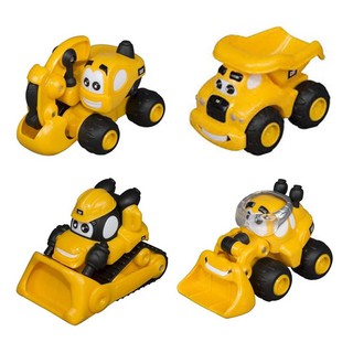 玩得購【CAT】3吋可愛造型工程車-推土機/傾倒車