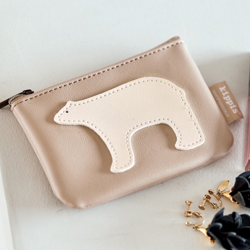 🍓寶貝日雜包🍓日本雜誌附贈 kippis 北極熊小物包 零錢包 卡包 鑰匙包 耳機包