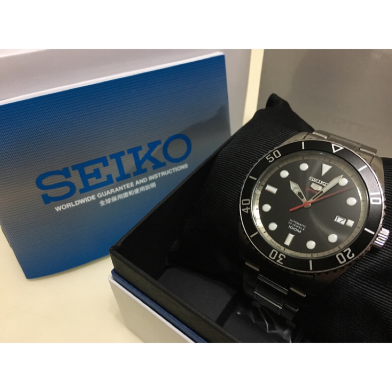 SEIKO 精工5號水鬼型機械錶  4R35-02D0D (SRPB91J1) 高雄面交