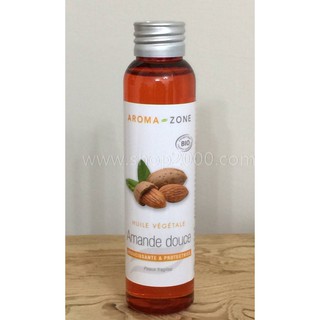 [196] 有機甜杏仁油100 ML Huile d'Amande douce BIO - 法國AROMA-ZONE