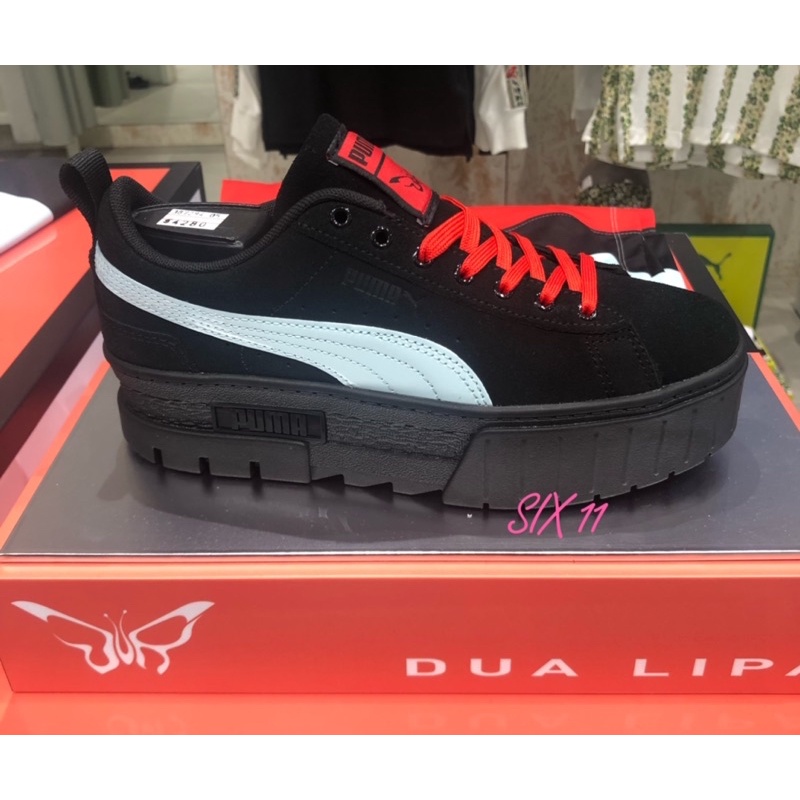 @SIX@Puma x DUA Lipa Mayze SD 流行運動鞋 聯名款 限量 厚底鞋 黑紅 387294-05