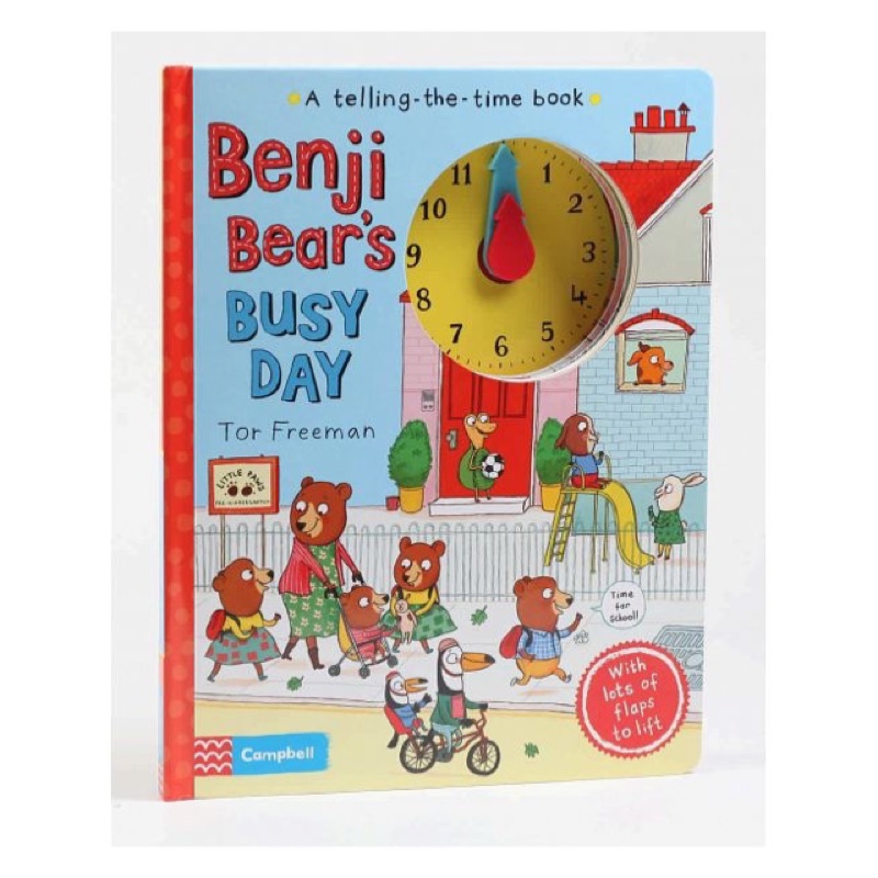 Benji Bear’S Busy Day: A Telling-The-Time Book