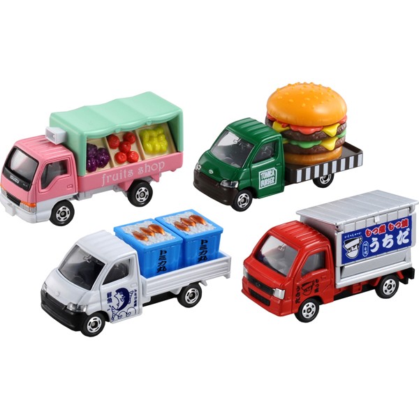 TOMICA  多美小汽車   食物販賣 行動餐車 車輛組 TM80860