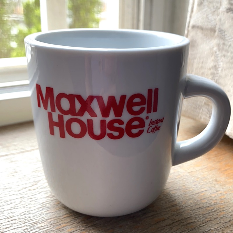 麥斯威爾咖啡杯／水杯／經典👍二手商品