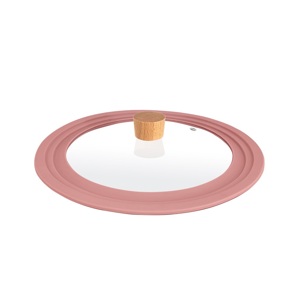 Neoflam 多功能矽膠鍋蓋24-26-28公分(粉色)