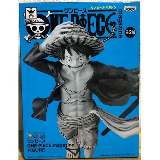 正版 金證/代理版 航海王 海賊王 One piece magazine FIGURE 魯夫 路飛 草帽 海賊旗 公仔