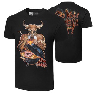 [美國瘋潮]正版WWE The Rock Do You Smell It! Retro Tee 巨石強森牛頭人復刻款衣服