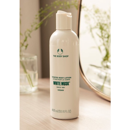 THE BODY SHOP 美體小舖 白麝香身體乳液 400ml 身體乳