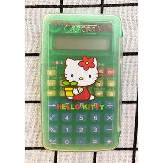 【震撼精品百貨】Hello Kitty 凱蒂貓~計算機-綠色*80218