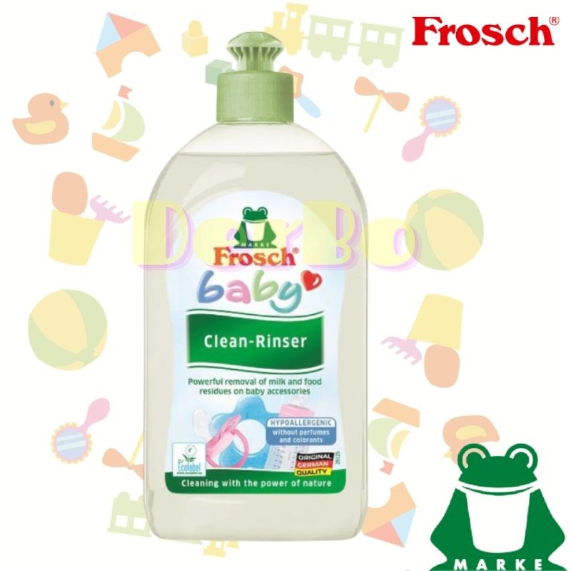 現貨「德國🇩🇪」 Frosch 德國小綠蛙 嬰幼兒萬用清潔劑 兒童餐具玩具洗滌液 500ml