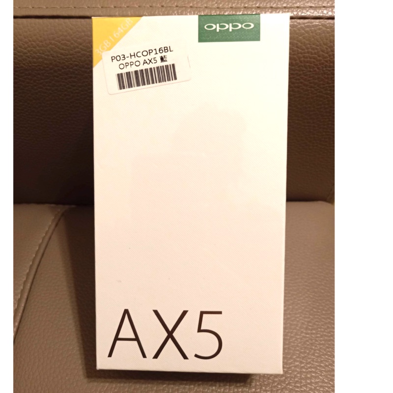 Oppo ax5 藍色 64g 全新未拆封 公司貨 AX5 保固一年 手機 空機 oppo r15 r17 可考慮