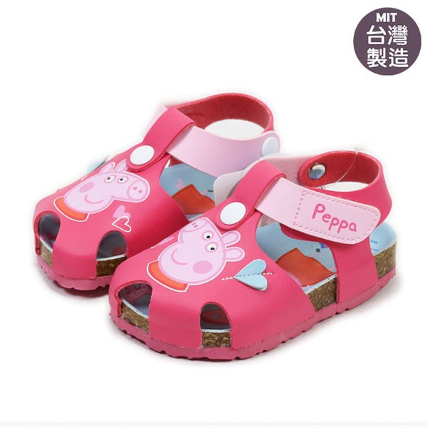 童鞋/佩佩豬Peppa Pig.粉紅豬小妹護趾氣墊涼鞋(PG4519)桃14-18號