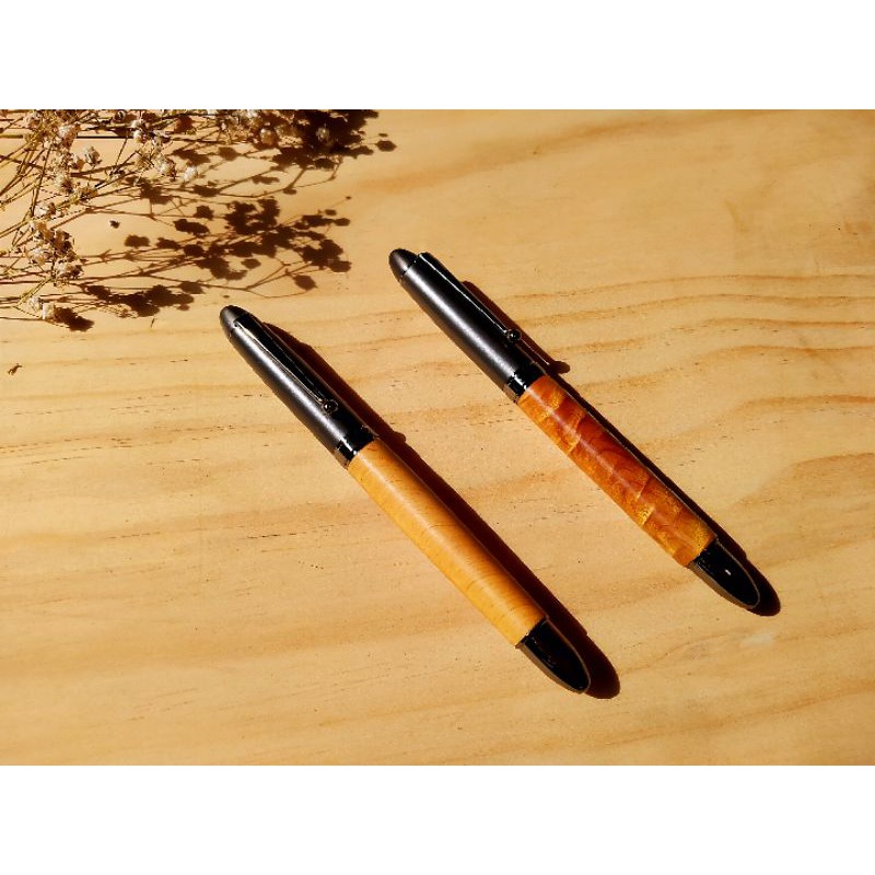 黃檜  原木  鋼筆