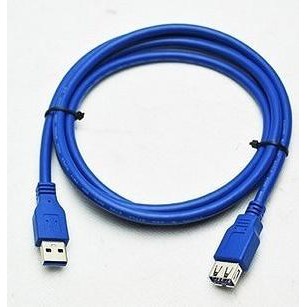 標準USB3.0 公轉母 藍色延長線 傳輸線/連接線 0.3米/0.5米/1米