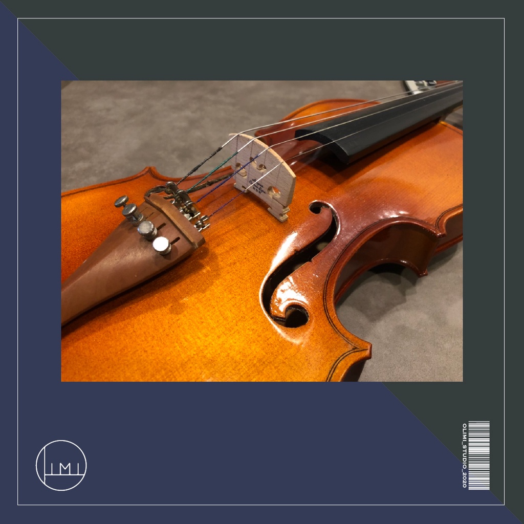 【二手樂器】《小提琴｜4/4 適合初學者》附琴盒 / 松香 / 備用弦 / 弱音器 / 調音節拍兩用器 / 墊肩