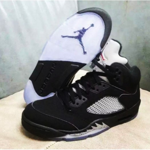 black metallic jordan 5