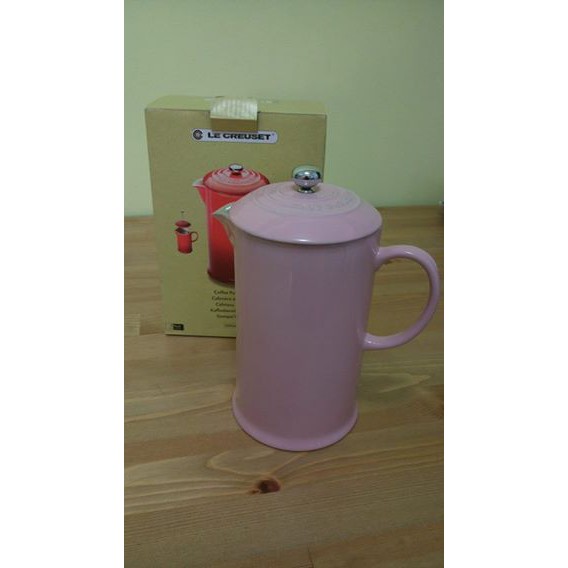 le creuset古典玫瑰粉(AR)法式濾壓壺