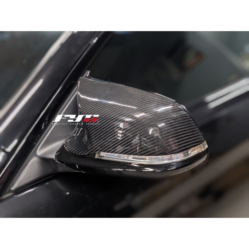 「汎錏國際車業」BMW 寶馬 F30 F32 F36 六件式碳纖維牛角後照鏡