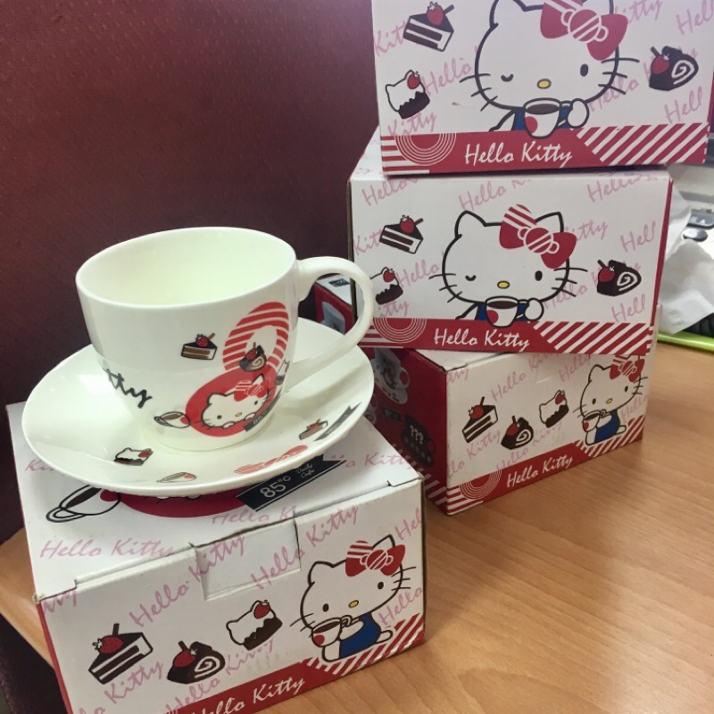 哈囉凱蒂 Hello Kitty 咖啡杯 紅茶杯 85度C 兌換商品