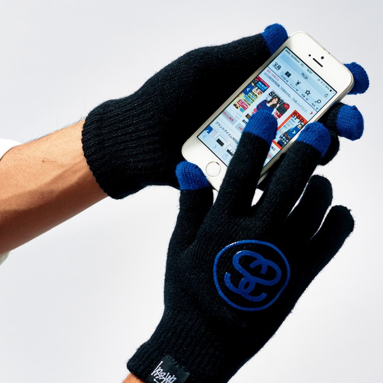 日本雜誌附錄-STUSSY觸控保暖手套