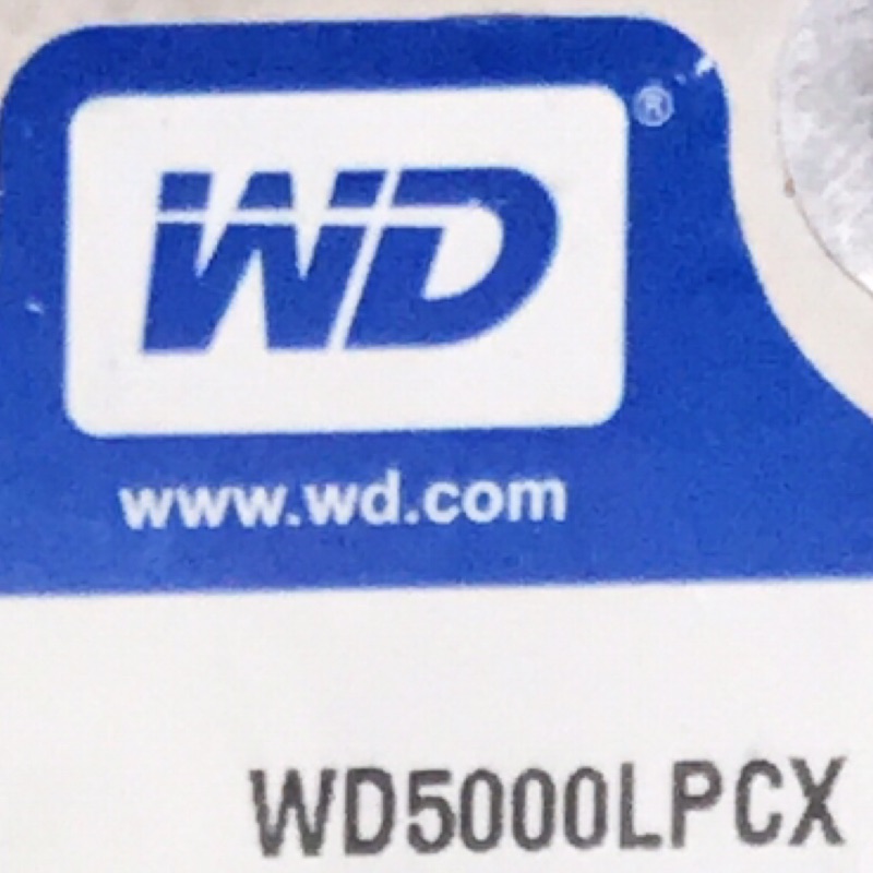 二手 WD 500G 硬碟 2.5吋 SATA介面 藍標 威騰